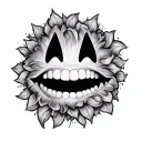 Nirvana Smiley Face tattoo design idea