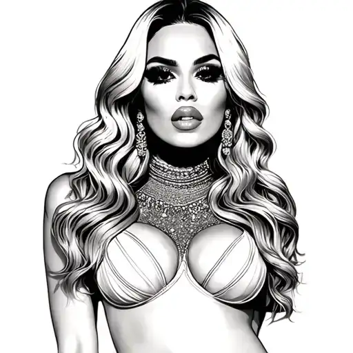 I need a minimalist tattoo commemorating the Lady Gaga show on Copacabana beach with a phrase tattoo design idea