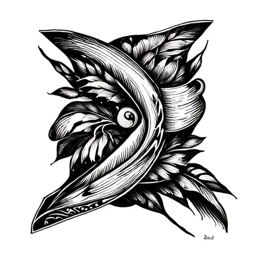 Boomerang tattoo design idea