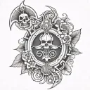 Alice In Chains  tattoo design idea