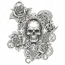 Alice In Chains  tattoo design idea