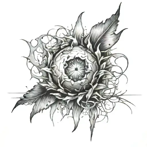 the wound is where the light enters you tattoo design idea
