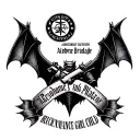 A unique blackwork tattoo design combining elements of Dutchbat 3, the Airborne Brigade, and the Reconnaissance Platoon, with a personalized symbol representing your deep connection with your girl child. tattoo design idea