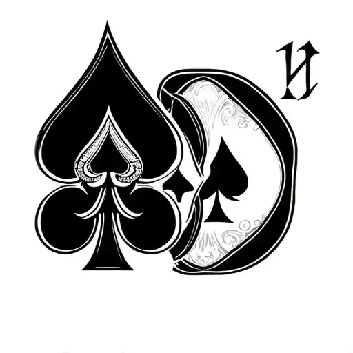 cuckold spades bbc tattoo design idea