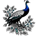 Leeds United Peacock tattoo design idea