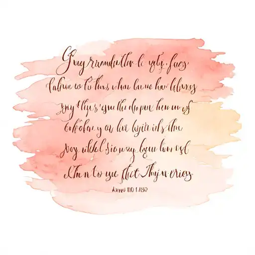 scripture and memorial of grandparents names both tattoo design idea