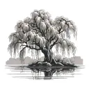 Weeping Willow Tree tattoo design idea
