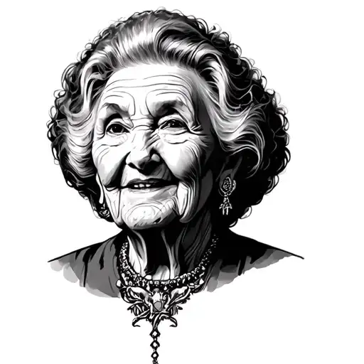 Rip Grandma tattoo design idea