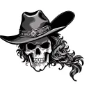 western tooling tattoo design idea