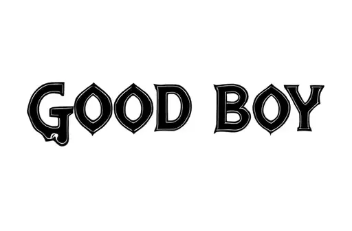 "Good Boy" tattoo design idea