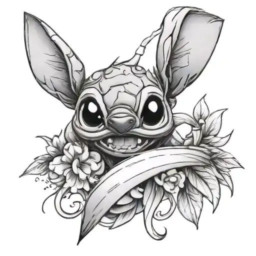 Stich tattoo design idea