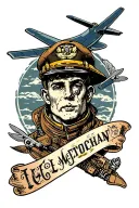 naval aircraft mechanic tattoo design idea