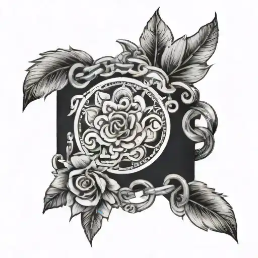 a bracelet on my wrist that says Sarah Carey tattoo design idea