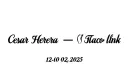 "Cesar Herrera, 12-02-2025" tattoo design idea