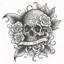 Anxiety Just Breathe tattoo design idea