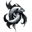 Gemini And Pisces tattoo design idea