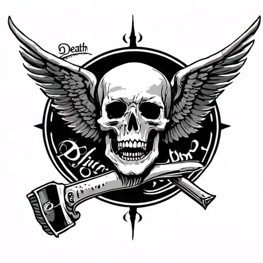Death Before Dishonor tattoo design idea