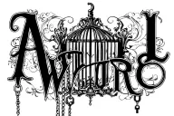 "Anal Whore"  "collar" "leash" "submissive" "shackles" "keys" "cage" tattoo design idea