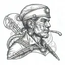 surgeon tattoo design idea