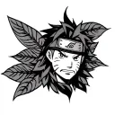 samoan tatto inspired one piece anime and naruto tattoo design idea