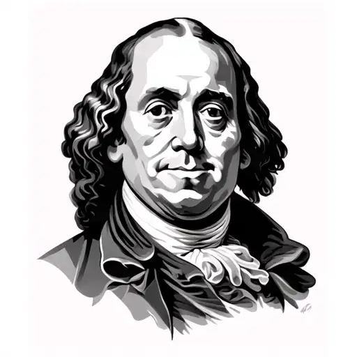 Benjamin Franklin tattoo design idea
