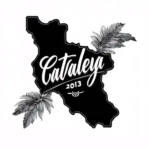 Jamaica, Spanish town with the year 2013 and name Cataleya printed on it  tattoo design idea