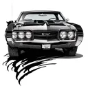 66 GTO tattoo design idea