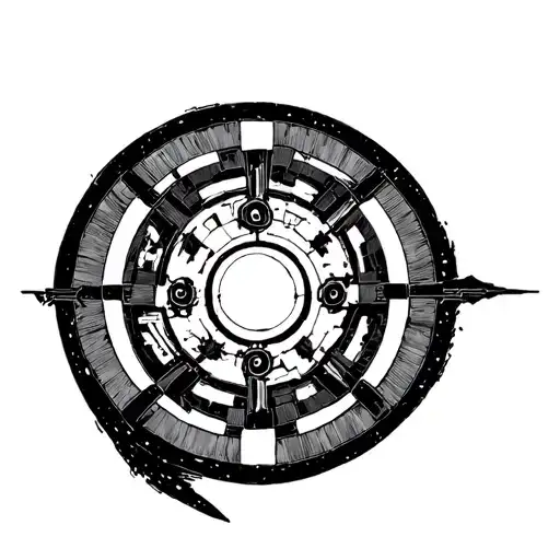 arc reactor mixec tattoo design idea