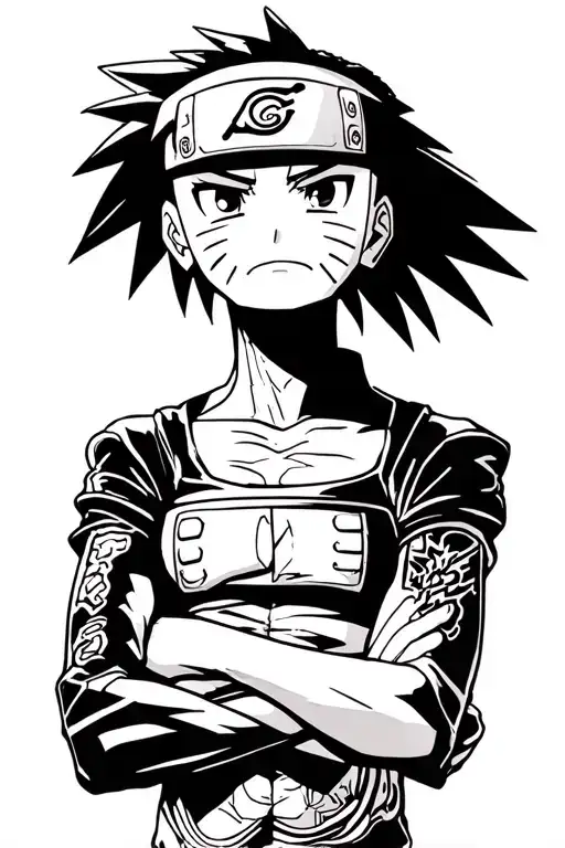 Rock Lee de Naruto tattoo design idea