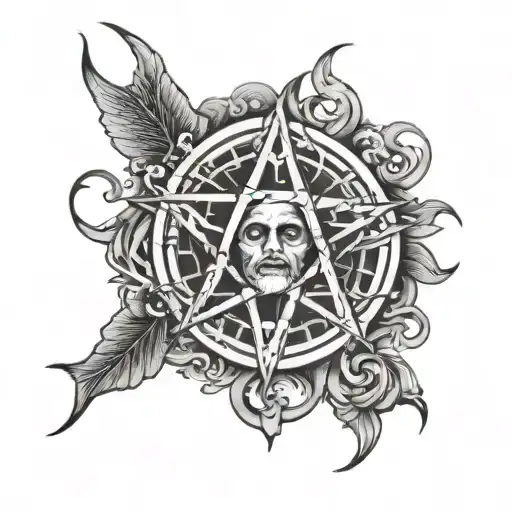 Atheist tattoo design idea