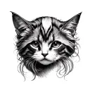 "LittleBlondii", corrected to "DarkBlondii" tattoo design idea