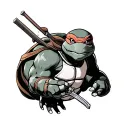 Ninja Turtle tattoo design idea