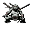 Ninja Turtle tattoo design idea