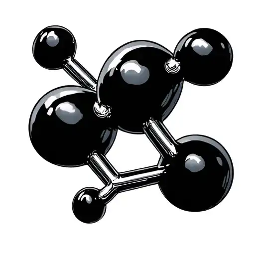 Lsd Molecule tattoo design idea