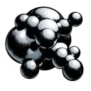 Lsd Molecule tattoo design idea