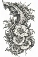 touch mine, I'll destroy your tattoo design idea