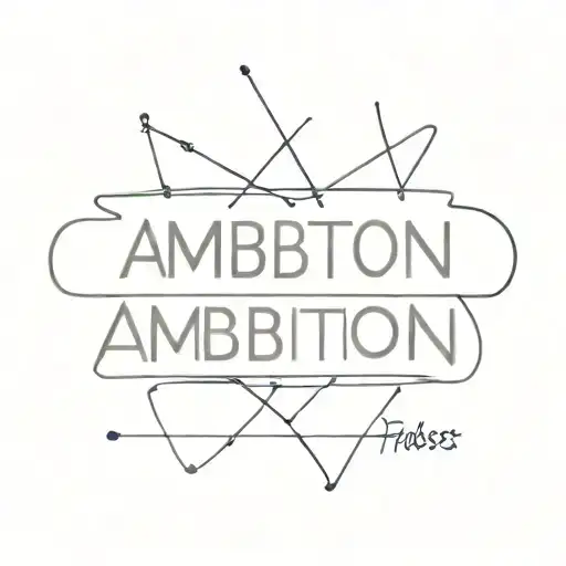 ambition power courage fearless tattoo design idea