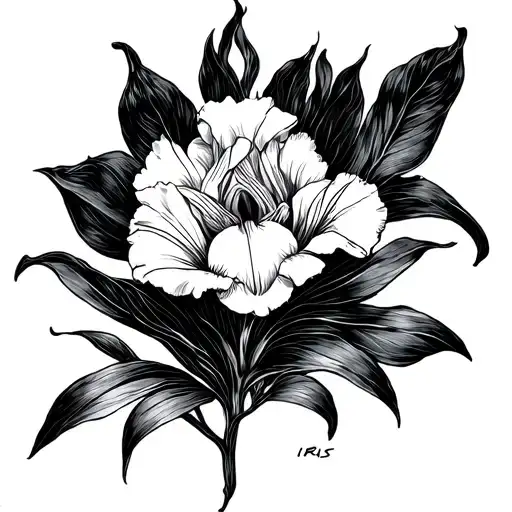 "iris" by the goo goo dolls, very little deatil tattoo design idea