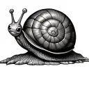 Gary the snail, ninja turtle tattoo design idea