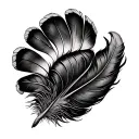 Turkey Feather tattoo design idea