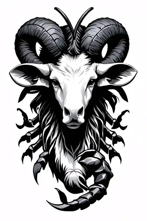 Aries Scorpio taurus tattoo design idea