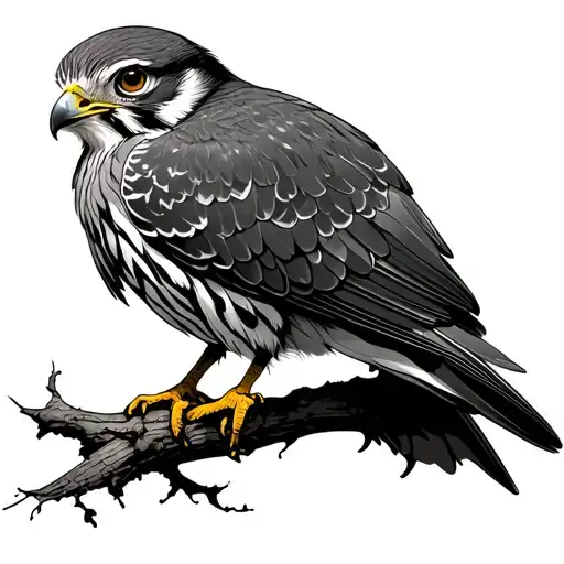 Kestrel tattoo design idea