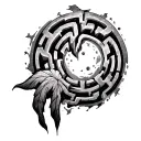 maze runner tattoo design idea