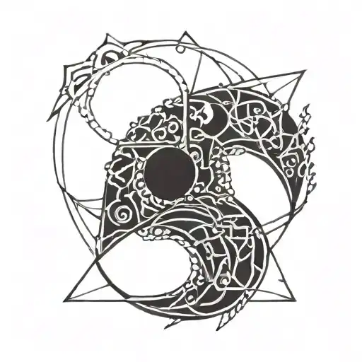 Boredom Symbol tattoo design idea