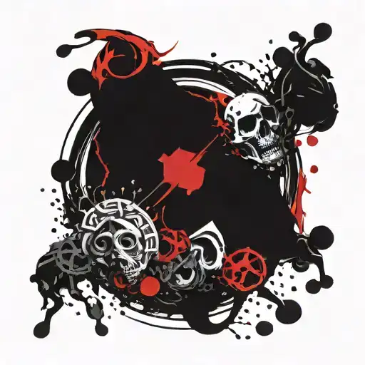 An object from the arcane series logo tattoo design idea