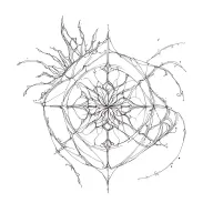 Mandelbrot set tattoo design idea