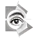 psychology, eye, perspective, mind, direction, concept design tattoo design idea