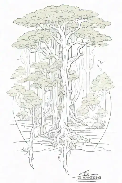 There are such glades where the baptized are not allowed. Where the thickets breathe the wisdom of centuries, Where you can hear how the trees quietly whisper about each other. tattoo design idea