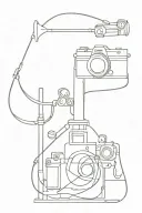 trombone and camera tattoo design idea