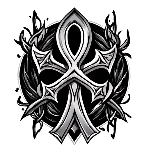 Ankh tattoo design idea